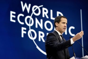 ¡ASÍ LO DIJO! “No podemos dejar por fuera a Venezuela”: Guaidó pide apoyo de los países que participan en el Foro Económico Mundial (+Video)