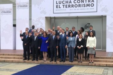 ¡MÍRELO! Guaidó en la foto oficial de la III Conferencia Ministerial Hemisférica de la Lucha contra el Terrorismo