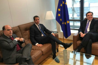 ¡ATENCIÓN! Guaidó se reúne con el vicepresidente de la Comisión Europea en Bruselas