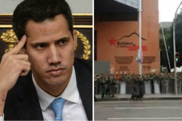 ¡FRONTAL! Guaidó tras ataque de colectivos y militarización del Palacio Federal: “Si persisten en la torpeza y el error, nos encontrarán de frente”