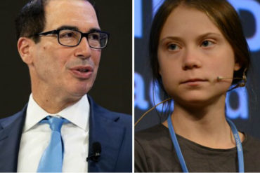 ¡QUÉ FUERTE! Secretario del Tesoro recomendó a Greta Thunberg estudiar economía y luego volver a Davos