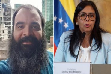 ¡DURO! Raúl Emilio Baduel a Delcy Rodríguez: Fue agradable rechazar tu mano llena de sangre de venezolanos