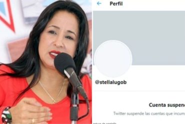 ¡VAYA, VAYA! Twitter suspendió la cuenta de Stella Lugo, la embajadora enviada por Nicolás Maduro a la Argentina