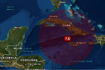 ¡ÚLTIMA HORA! Sismo de magnitud 7.7 sacude las costas de Jamaica y emiten alerta de tsunami para Jamaica, Islas Caimán y Cuba (+Videos)