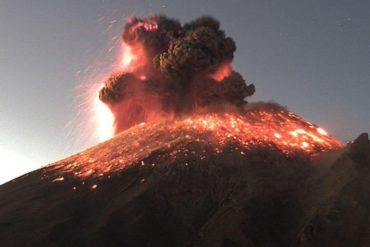 ¡ATENCIÓN! El volcán Popocatépetl registra una explosión y las autoridades emiten alerta amarilla