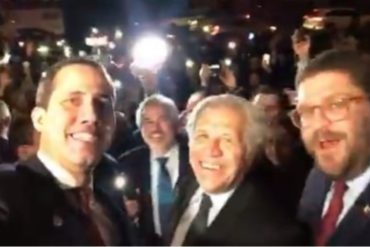 ¡NO SE LO PIERDA! El video que grabó Juan Guaidó junto a Luis Almagro y Gustavo Marcano: “Sí se puede”