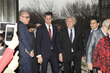 ¡VEA! En fotos: el encuentro entre Luis Almagro y Guaidó en Washington D. C