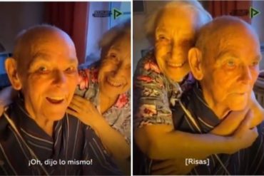 ¡VEA! “Nada nos impide estar juntos”: el conmovedor relato de una pareja que convive desde hace 70 años (+Video)