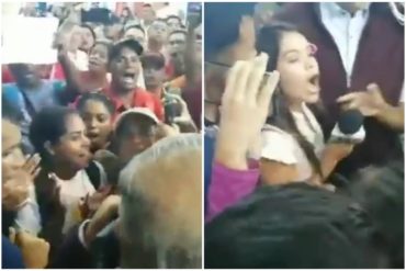 ¡VÉALOS! “Mercenaria de los EEUU”: Chavistas intimidaron y hostigaron a periodistas que cubrían la llegada de Guaidó en Maiquetía (+Videos)