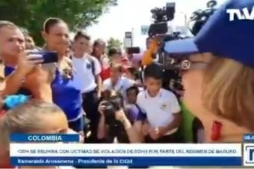 ¡ASÍ LO DIJO! Presidenta de la CIDH a niños venezolanos en Cúcuta: Ustedes con dignidad van a estudiar, luchar y vencer (+Video)