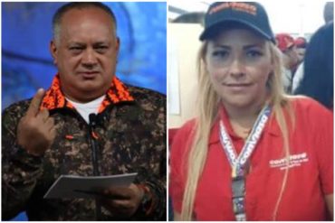 ¿MUY AMIGOS? Diosdado invitó a su programa a Nubraska Padrón y la felicitó por atacar a Guaidó en Maiquetía (+Video)