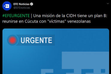 ¿QUÉ LES PASÓ? A la agencia de noticias EFE le cayeron encima en redes por referirse a las víctimas venezolanas como “víctimas”