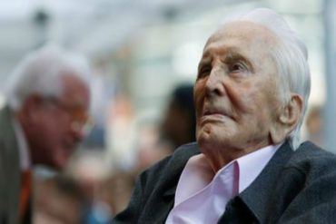 ¡PAZ A SU ALMA! Falleció el actor Kirk Douglas a los 103 años de edad