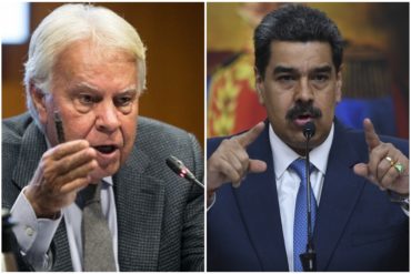¡ASÍ DE CLARITO! Felipe González: “Diálogo por el diálogo” en Venezuela beneficia a la tiranía de Maduro