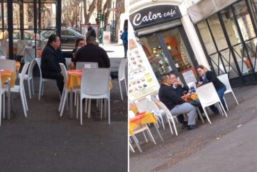 ¡CAPTURADO! Pillaron a Hermann Escarrá reunido en un acogedor café en las calles de Roma (+Fotos)