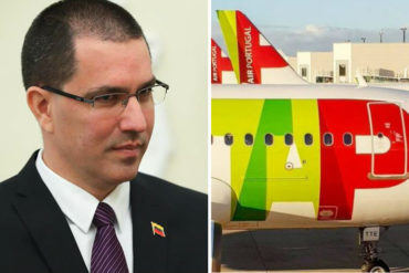 ¡QUÉ DESCARO! Arreaza se queja con TAP y los acusa de «violar la seguridad aeronaútica»