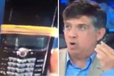 ¡SE LO MOSTRAMOS! El teléfono remendado del periodista Juan Eleazar Figallo se viralizó en las redes sociales (+Video) (+Reacciones)