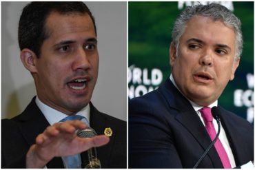 ¡POLÉMICO! Guaidó felicitó a Duque por obtener con prontitud vacuna contra el covid-19 pese a excluir a migrantes venezolanos