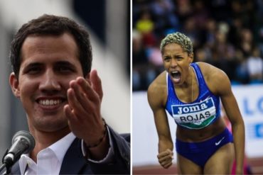 ¡ORGULLO NACIONAL! La felicitación de Guaidó a Yulimar Rojas tras romper el récord mundial en triple salto bajo techo