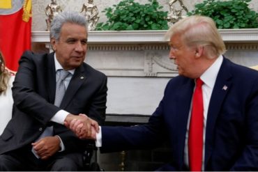 ¡AY, NICO! Lenín Moreno dijo que trabajará junto a Trump en “propuestas concretas” con respecto a la crisis en Venezuela (+Video)