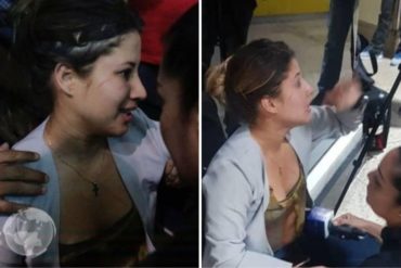 ¿HASTA CUÁNDO TANTO ABUSO? Periodista fue mordida y arañada por seguidores del chavismo durante violencia en las afueras del Aeropuerto de Maiquetía
