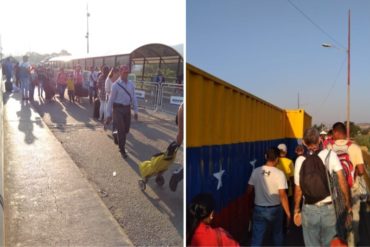 ¡ENTÉRESE! Así amaneció el tránsito por el puente internacional Simón Bolívar este #6Feb (+Fotos)