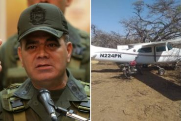 ¡SEPA! Padrino López denuncia que detectaron una “narcoaeronave” en Falcón que pretendía vulnerar el “sistema defensivo” del país