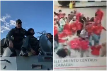 ¡UY, PERO QUÉ PENA! Así es como la FANB y la milicia pretenden “defender” a Venezuela de una supuesta invasión de EEUU (+Fotos +Videos)