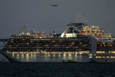 ¡ATENCIÓN! Al menos 10 infectados por nuevo coronavirus a bordo del crucero en Japón