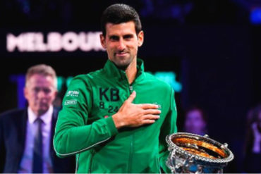 ¡SE LO MOSTRAMOS! Djokovic ganó el Abierto de Australia y dedicó su copa a Kobye Bryant: Fue mi mentor y amigo (+Videos)