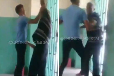 ¡GRAVE! Estallan las redes por altercado entre un estudiante y un profesor en liceo del sector El Limón en Aragua (+Video)