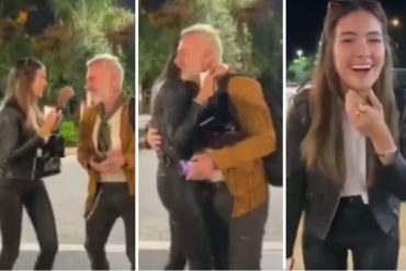 ¡MIRE! Gianluca Vacchi sorprendió a su novia venezolana con este extravagante regalo (+Video)