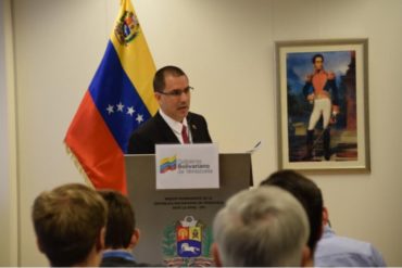 ¡POR FAVOR! La pataleta de Jorge Arreaza ante la ONU por sanciones de EEUU: asegura que son “armas de destrucción masiva”