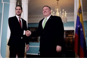 ¡LO ÚLTIMO! Guaidó dice que acordó con Pompeo más “presión y medidas” contra la “dictadura”