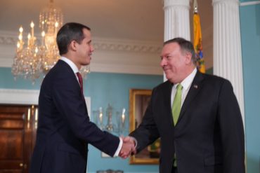 ¡ENFÁTICO! Pompeo felicitó a los venezolanos por “hacer oír su voz” en la consulta popular y aseguró EEUU mantendrá apoyo a la AN de Guaidó