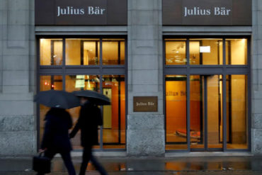 ¡ÚLTIMA HORA! Suiza sanciona a banco Julius Bar por permitir operaciones de lavado de dinero de Pdvsa