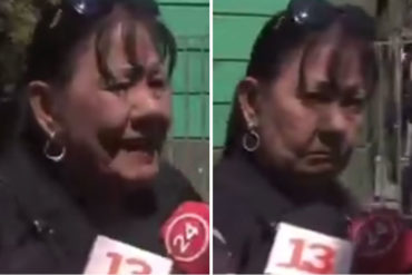 ¡DURA! Lo que respondió esta señora en Chile cuando le preguntaron si volvía a Venezuela: “Me tendrán que llevar a coñ*zos, drogada” (+Video)