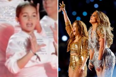 ¡MÍRELA! La niña venezolana que se lució en el impactante show de Shakira y JLo en el medio tiempo del Super Bowl (+Video)