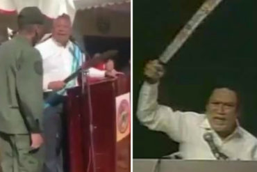 ¡RECORDAR ES VIVIR! Cuando Noriega amenazaba al imperio con un machete tipo Pedro Carreño (al poco tiempo Panamá fue invadida por EEUU) (+Videos)