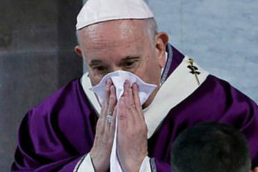 ¡AY, MI MADRE! Preocupación en Italia por gripe del Papa Francisco que lo obliga a cancelar compromisos: Agencias dudan que pueda tener coronavirus