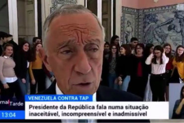 ¡FRONTAL! Presidente de Portugal repudia acusaciones contra de la aerolínea TAP por considerarlas «inaceptables, incompresibles e inadmisibles» (+Video)