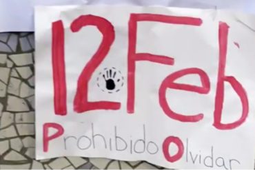 ¡VEAN! El mensaje de protesta que dejaron en la Comandancia General de la GNB este #12Feb (+Video)