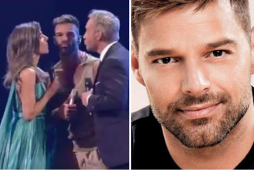 ¡SORPRESIVO! Ricky Martin le robó un beso al animador en Viña del Mar 2020 en pleno escenario y enloqueció las redes (+Video)