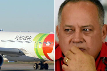 ¡ATENCIÓN! Aerolínea TAP le responde a Diosdado: Es imposible viajar con explosivos en nuestros aviones