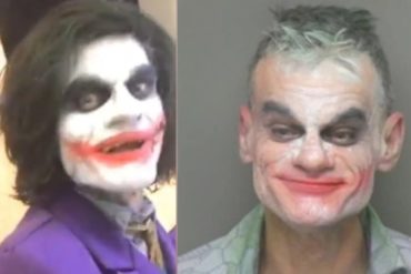 ¿QUÉ TAL? Detenido un sujeto en Missouri por hacer una amenaza terrorista de primer grado vestido de Joker a través de su Facebook