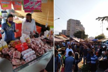 ¡LE CONTAMOS! Mercados abiertos de Caracas y Miranda amanecieron abarrotados este #14Mar (+Fotos)