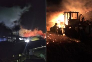 ¡GRAVE! Reportaron incendio de gran magnitud en alrededores de Central Azucarero en Portuguesa este #14Mar (+Fotos)