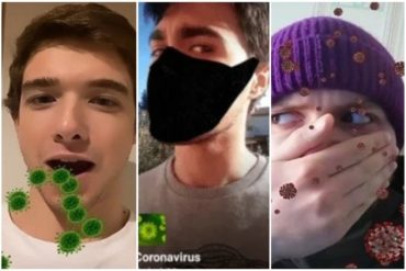 ¿CÓMO ES LA COSA? Los polémicos filtros de coronavirus que contagiaron las historias de Instagram (+Fotos)