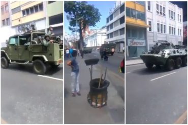 ¡SE LO TRAEMOS! Las inmediaciones del Palacio Federal Legislativo se encuentran militarizadas a horas de la movilización convocada por Guaidó (+Video)