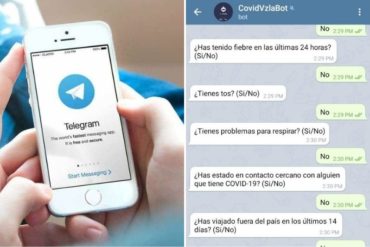 ¡ENTÉRATE! El bot para Telegram que crearon programadores venezolanos para orientar sobre el coronavirus (+Pasos para consultar)